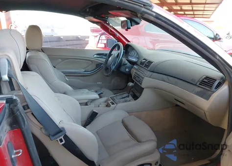 2004 BMW 330Ci из США, поврежденный, VIN WBABW53494PL40700